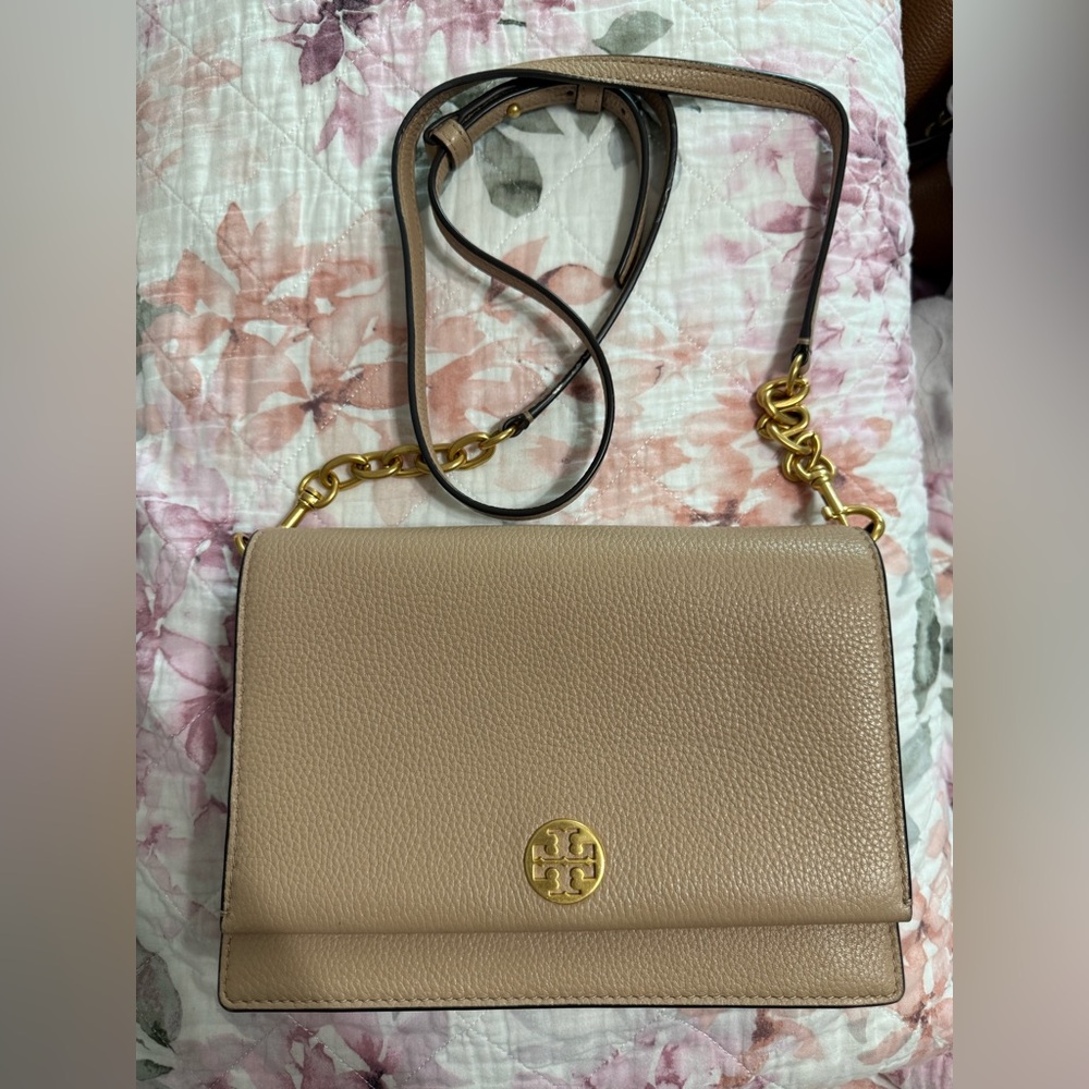 Tory Burch crossbody tan color